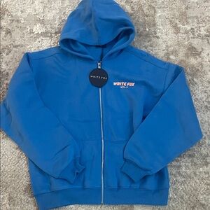 White Fox Full Zip Hoodie
